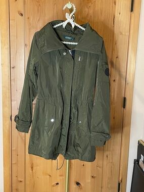 Lauren Ralph Lauren Olive Utility Anorak Jacket Size XS